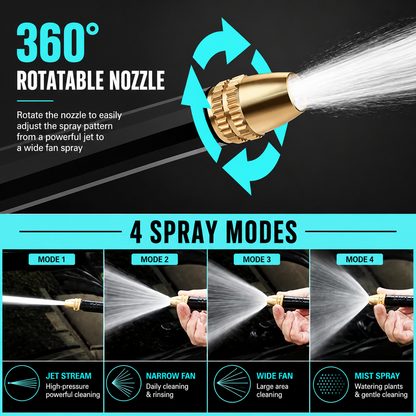 1pc Portable High Pressure Water Hose Nozzle Spray