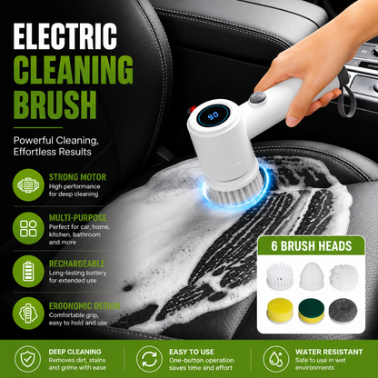 6-in-1 Multifunctional Electric Cleaning Brush